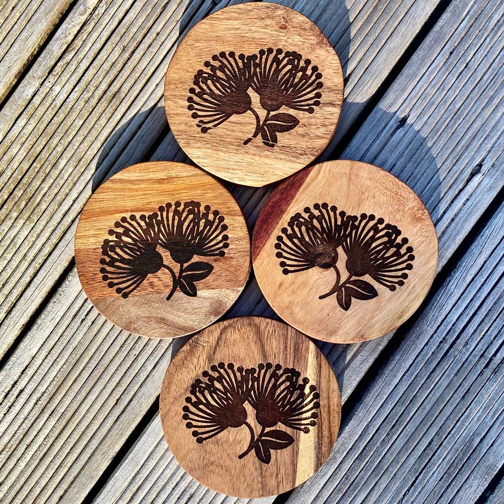 Pōhutukawa Coasters